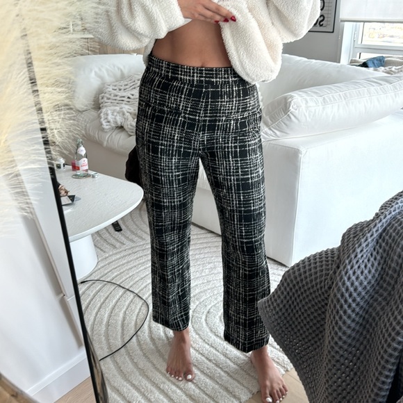 Zara plaid tweed pants - Picture 7 of 7